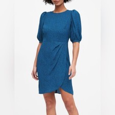 Banana Republic Puff-Sleeve Sheath Dress