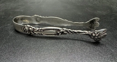 Frontenac by International Sterling Silver Sugar Tongs 3 5/8"