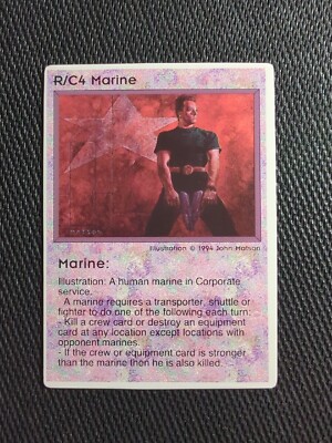 1994 Galactic Empires CCG Primary Ed Series 2 - R/C4 Marine - Mint