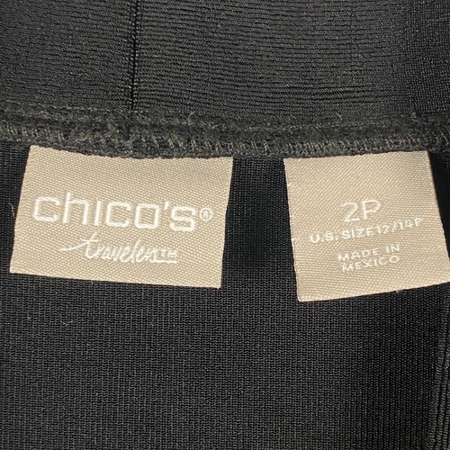 Chicos Travelers Classic 35th Anniversary Toggle Jacket Size 2P US 12P PL Slinky - Picture 4 of 11