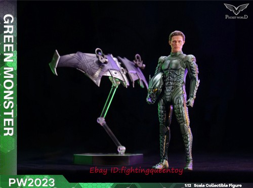 PWTOYS PW2023 Green Goblin Norman Osborn & Aircraft 1/12 Action Figure INSTOCK - Picture 3 of 15