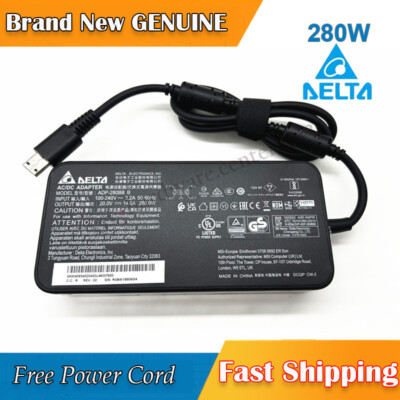 Genuine MSI Computer Vector 16 HX A14VGG-254US 280W Power Adapter 20V14A Charger