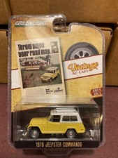 Greenlight auto pubblicitarie d'epoca 1970 Jeepster Commando  