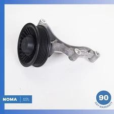 2016 Jaguar X152 F-Type Engine Lower Belt Idler Pulley Bracket w/ Pulley OEM