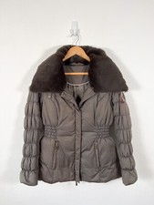 Ilse Jacobsen Jacket Womens Small Brown Quilted Down Feather Coat Puffer