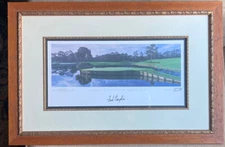 RARE Fred Couples Framed Autographed Picture 17 TPC Sawgrass The Players Champ