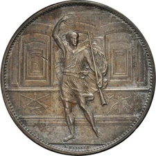 [#181335] France, Medal, Art Nouveau, Concours de Tir, Sports & leisure, Merley