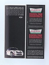 2003 Mini Cooper Krispy Kreme Vintage Original Print Ad 8.5 x 11"