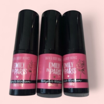 3 Bath & Body Works Emily In Paris  BONJOUR BLOSSOM Lipstick Limited New Sealed