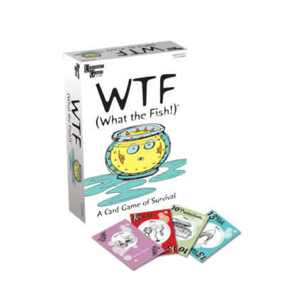 WTF (What the Fish!) A Card Game of Survival Family/Strategy Brand New Sealed
