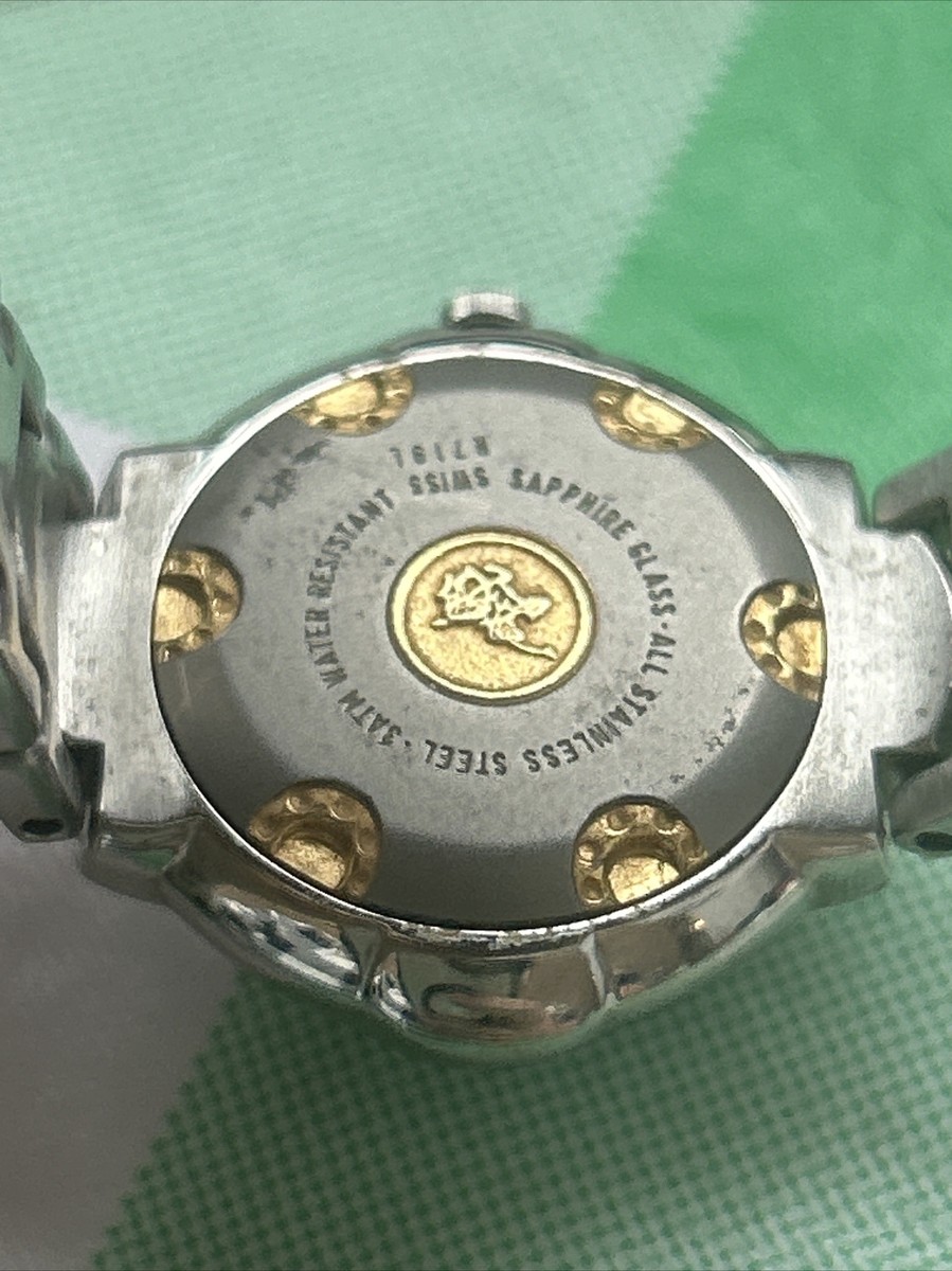 Santa Barbara Polo Racquet Club Blue Dial Silver Tone Womens Watch