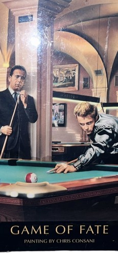 Game Of Gate Consani Wood Poster 11x14 James Dean Marilyn Monroe Elvis Bogart - Picture 5 of 8
