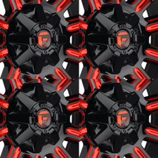 4 Fuel Off-roads Black Center Caps For 5678l Octane D509 Octane D508