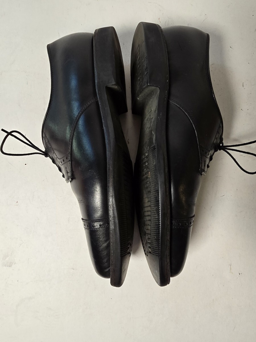 Allen Edmonds Perry Men\'s Size 11 C Black Calf Leather Cap Toe Derby Shoes Allen Edmonds Perry Black Calf Leather Cap Toe Derby Shoes  main image 2