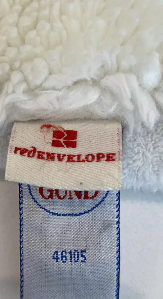GUND Sobre Rojo Cómodo Acogedor Oso Polar 46105 Blanco Suave Empuje Bebé Mat Juguete Foto 4 de 4