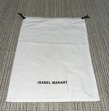 Isabel Marant  WHITE LOGO SOFT DUST BAG / COV...