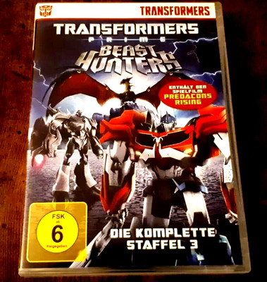 Transformers Box / Transformers Prime Beast Hunters - DVD - 3 DVD's - sehr rar
