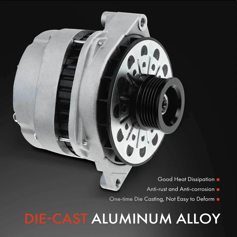 Alternador para Cadillac 60 Special DeVille Eldorado V8 4.9L 140A 12V CW 6 ranuras Foto 4 de 4