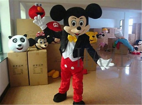 Mickey and Minnie Mouse Mascot Halloween Costume Party Fancy Dress Outfit - Picture 2 of 6