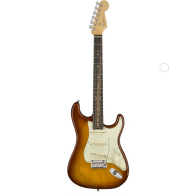 Fender American Elite Stratocaster Electric Guitar, Ebony FB