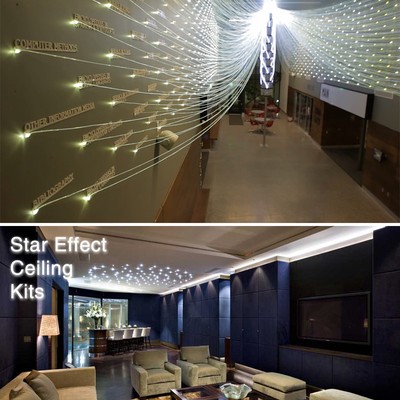 Fiber Optic Light 16w Rf Remote 300pcs Flash Point Glow Led Cable