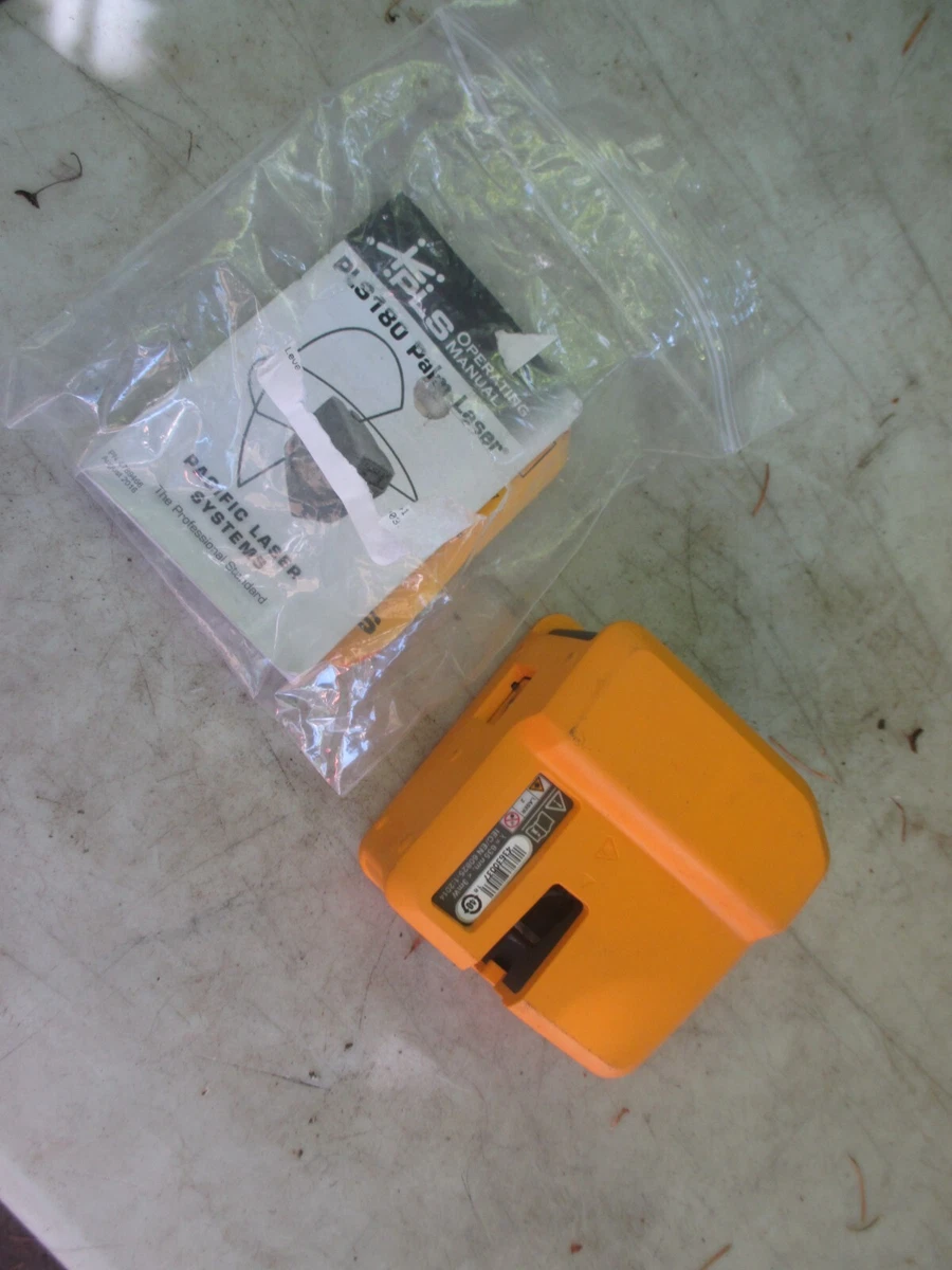 Pacific Laser Systems PLS180 Palm System Cross Line red Level no