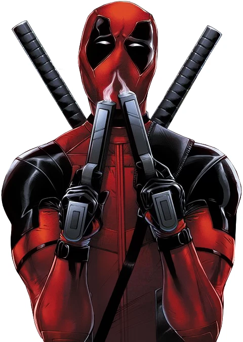 Deadpool sticker logo marvel comics weatherproof bumper vinyl decal