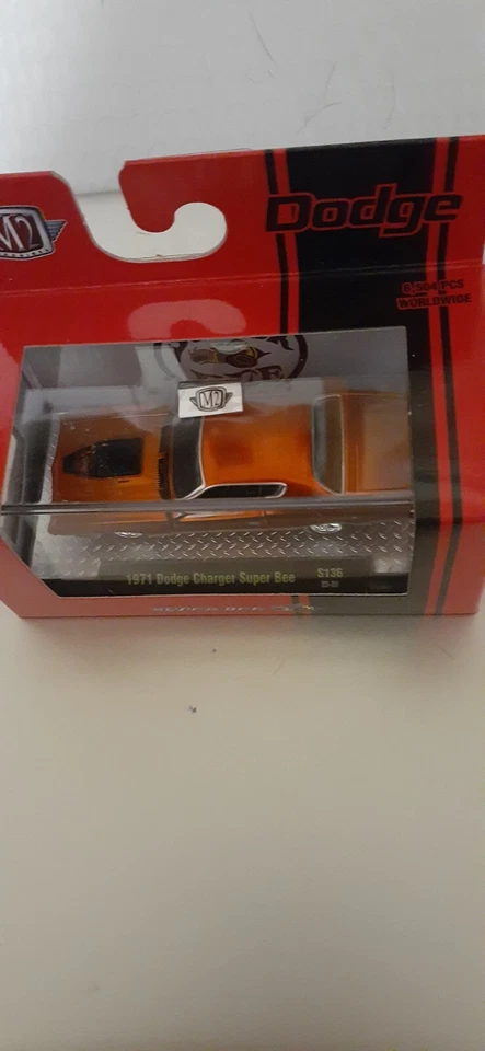 2025 M2 MACHINE 1971 DODGE CHARGER SUPER BEE S136 ORANGE METALFLAKE - Image 2 of 4