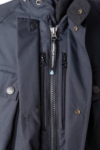 Jacket Rainproof Waterproof Men Black TUCANO URBANO Urbis 4G Size S - Picture 7 of 11