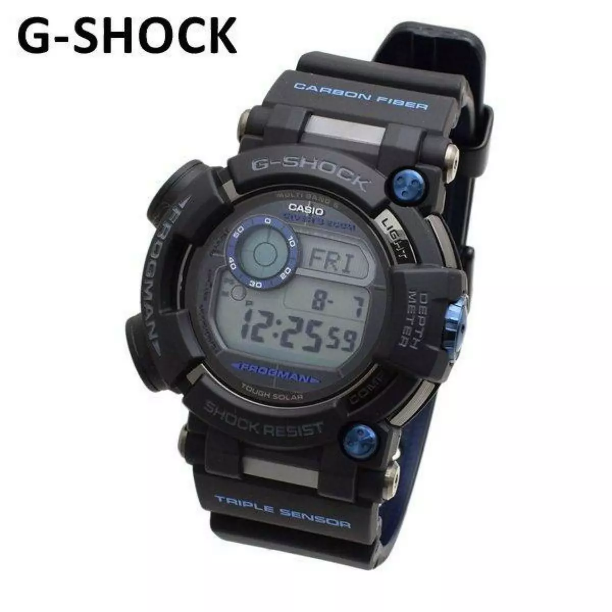 CASIO G-SHOCK GWF-D1000B-1JF Master of G FROGMAN MULTI BAND 6 Men's Watch NEW