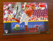 2022 Stadium Club Base Red Foil #133 Hunter Greene - Cincinnati Reds