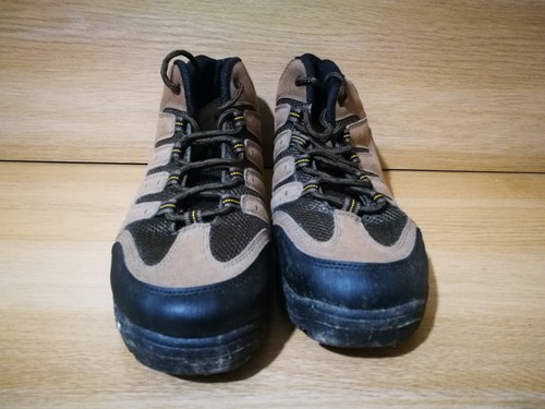 Hombres Mujeres Unisex Mountain Peak Senderismo Caminar Zapatos Marrón Negro Reino Unido Talla 7 - Imagen 2 de 8