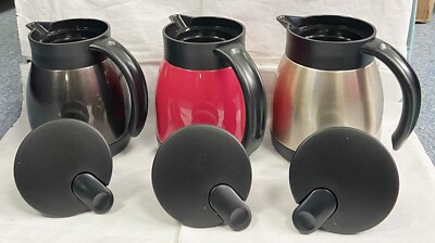 1L Edelstahl Teekanne Thermo Isolierkanne Flachmann Kaffeebecher Thermoskanne Reise