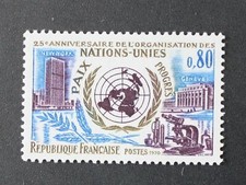 France Année 1970 YT 1658 neuf luxe ** ONU