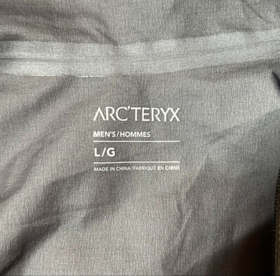 ARC'TERYX アルファSLアノラック メンズS グレー ARC'TERYX アークテリクス カナダ製 Alpha SV Jacket 5208