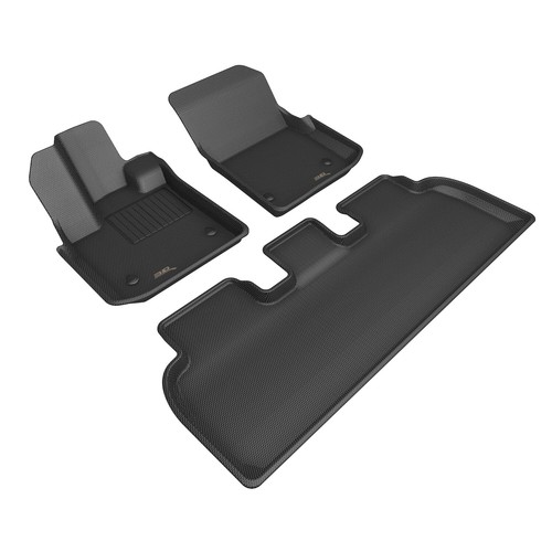 3D MAXpider Custom Fit Floor Mats For Volkswagen ID.4 2021-2024 – Kagu Black All-Weather Liners