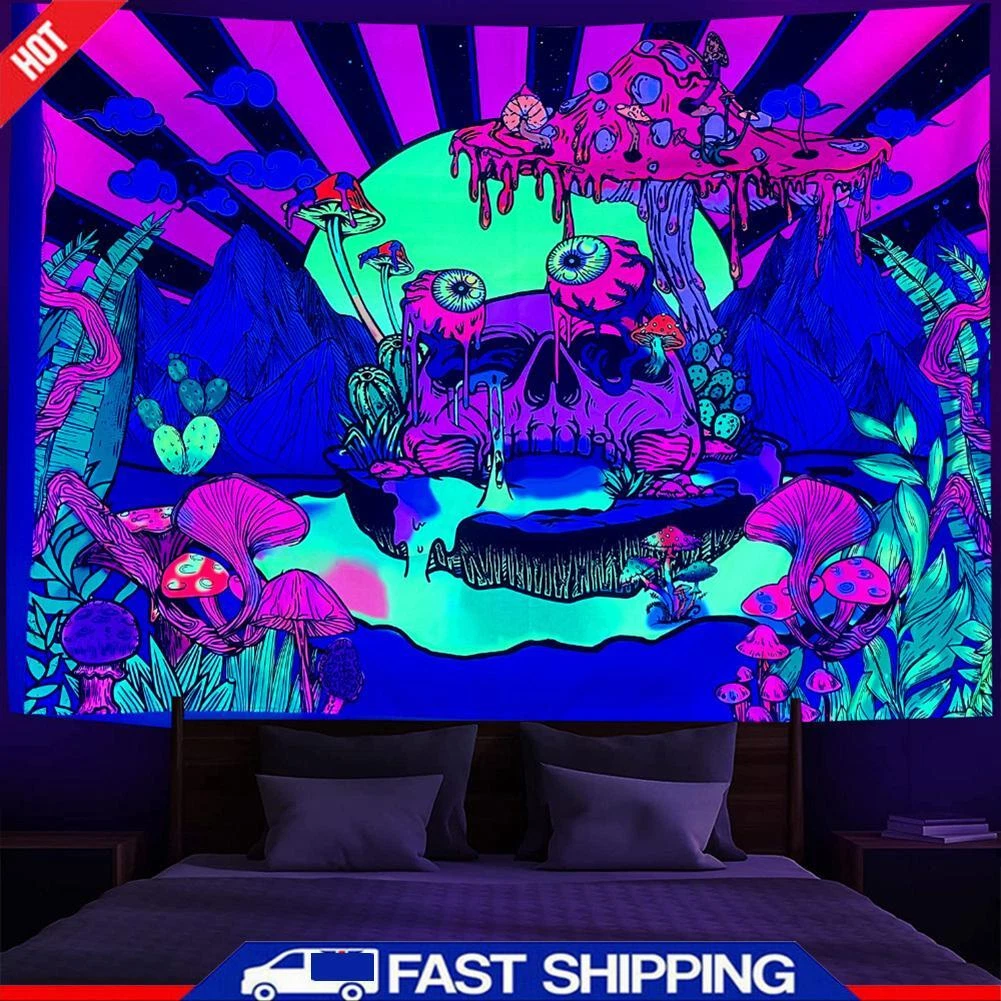 Uv reactive wall art deals