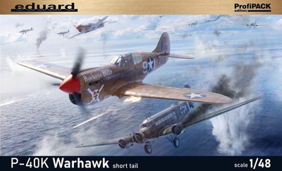 Eduard Plastic Kits 82243 - 1:48 P-40K short tail - Neu