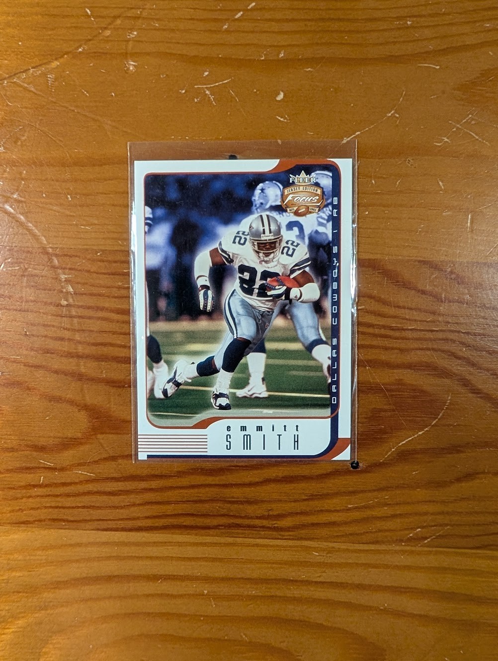 2002 Fleer Focus Jersey Edition Football Emmitt Smith #20