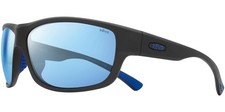 Revo Caper Men's Matte Black Wrap Sunglasses w Mirror Lens RE1092N01BL Mauritius