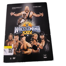 WWE WrestleMania XXIV 24 DVD 2008 3-Disc Set Wrestling Ric Flair Undertaker