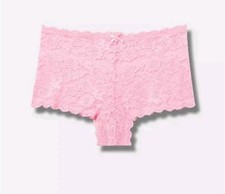 Torrid Mid Rise Cotton Candy Pink Lace Cheeky 2X