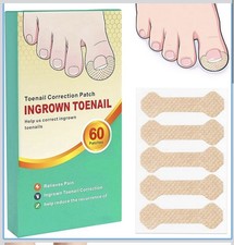 Ingrown Toenail Correction Treatment Tool, 60Pcs Ingrown Toe Nail Corrector Patc