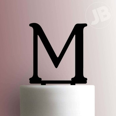 Griechisches Alphabet Mu-Acryl Kuchen Topper