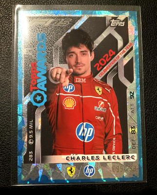 2025 フェラーリ ルクレール ドライバーカード F1 CHARLES LECLERC