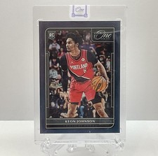 2021-22 Panini One & One - Keon Johnson - /30 - Blue - Trail Blazers (RC)