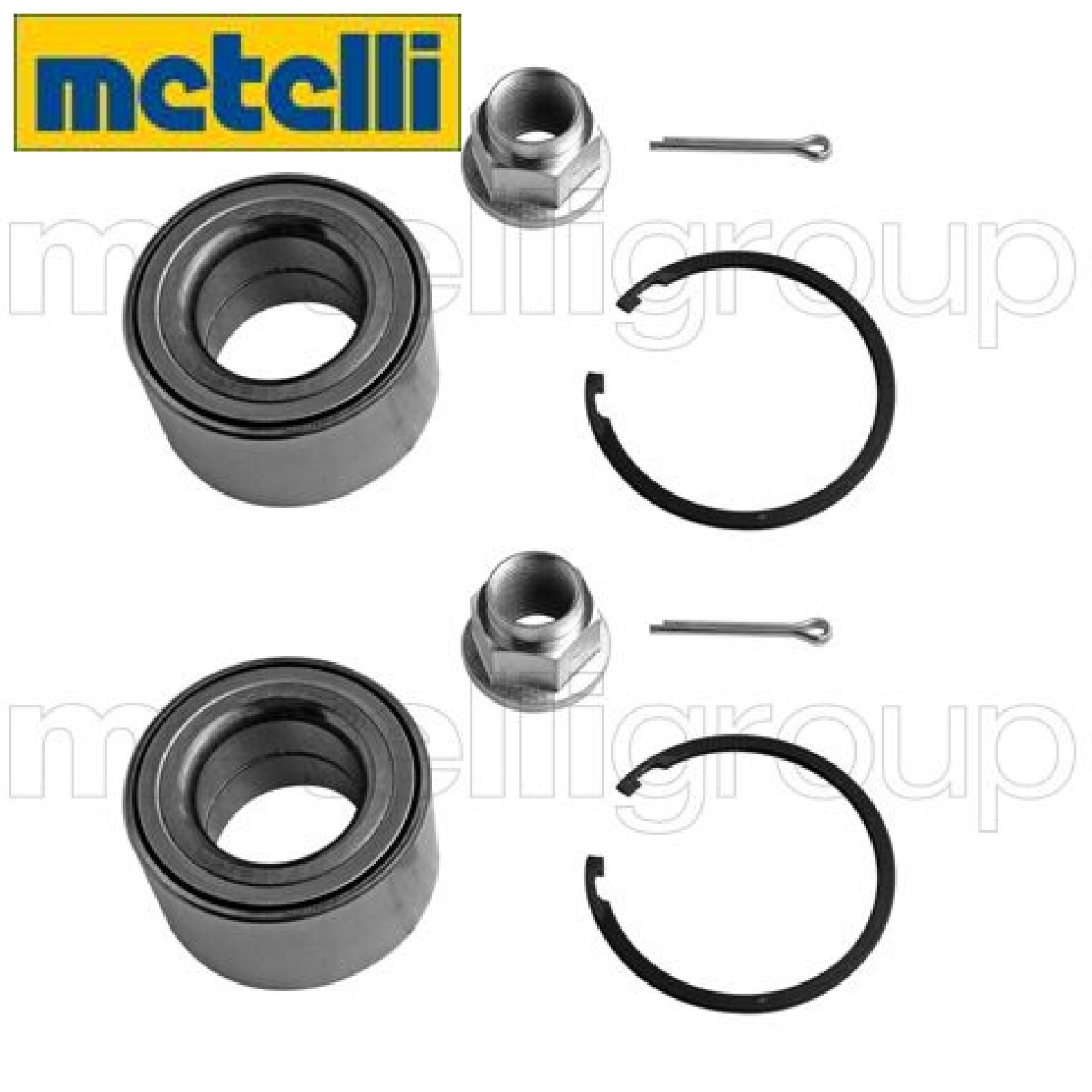 2x Radlagersatz metelli 19-7657 2 Radlager Satz links rechts Vorderachse