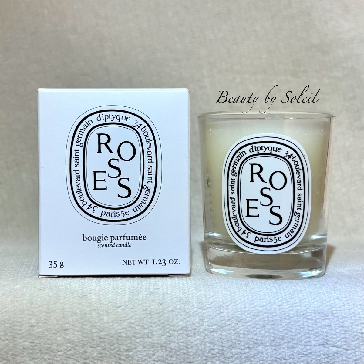 diptyque ROSESキャンドル ギフト包装ボックス付き Diptyque Roses Scented MINI Candle 1.23oz, 35g New in Box | eBay