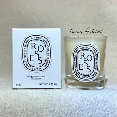 Diptyque Roses Scented MINI Candle 1.23oz, 35g New in Box | eBay