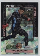 2021 Chrome MLS Sapphire Edition Pitch Prodigies Green 19/75 David Ochoa a8r